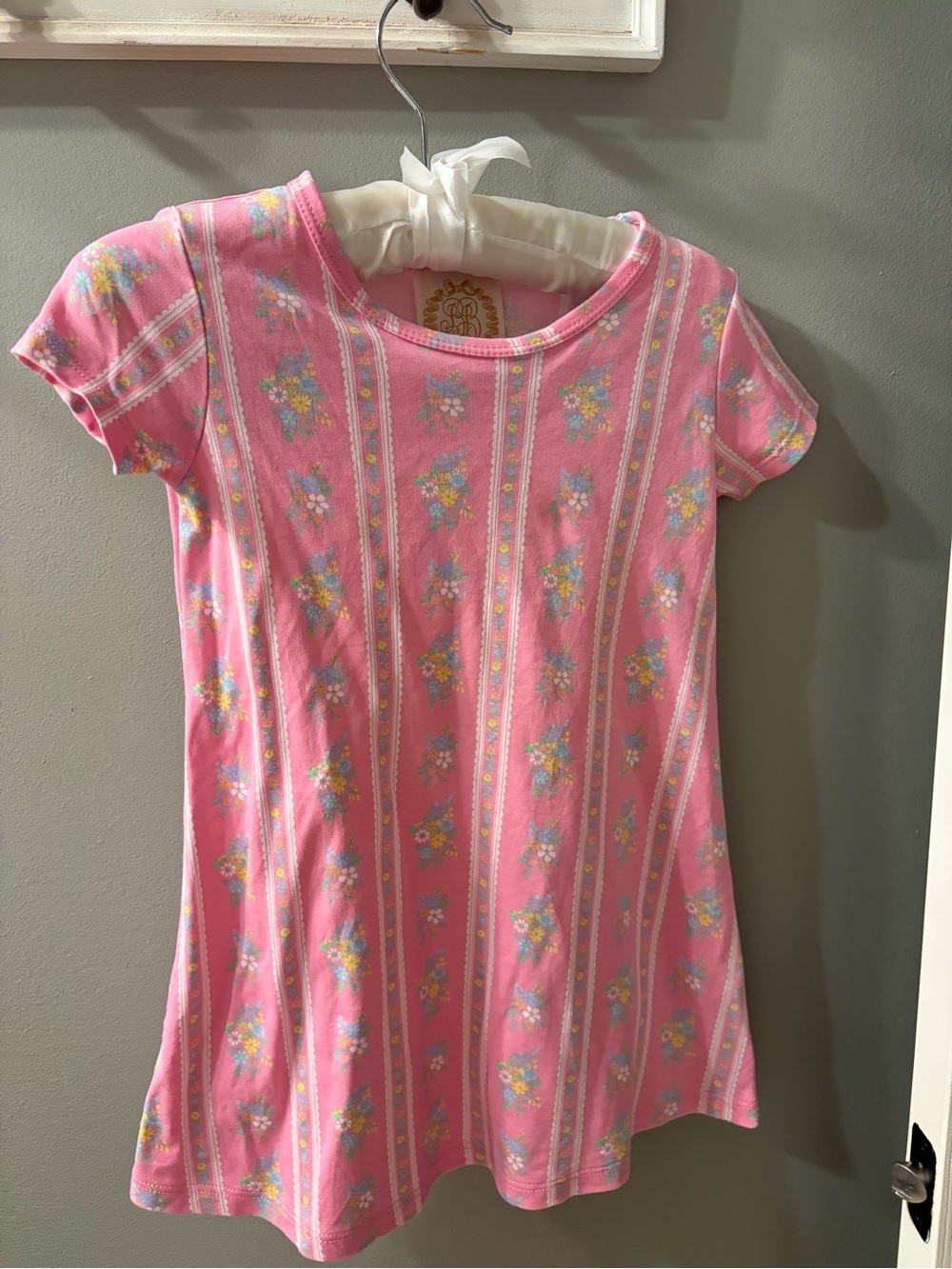 The Beaufort Bonnet Company Pink Floral Polly Play Dress